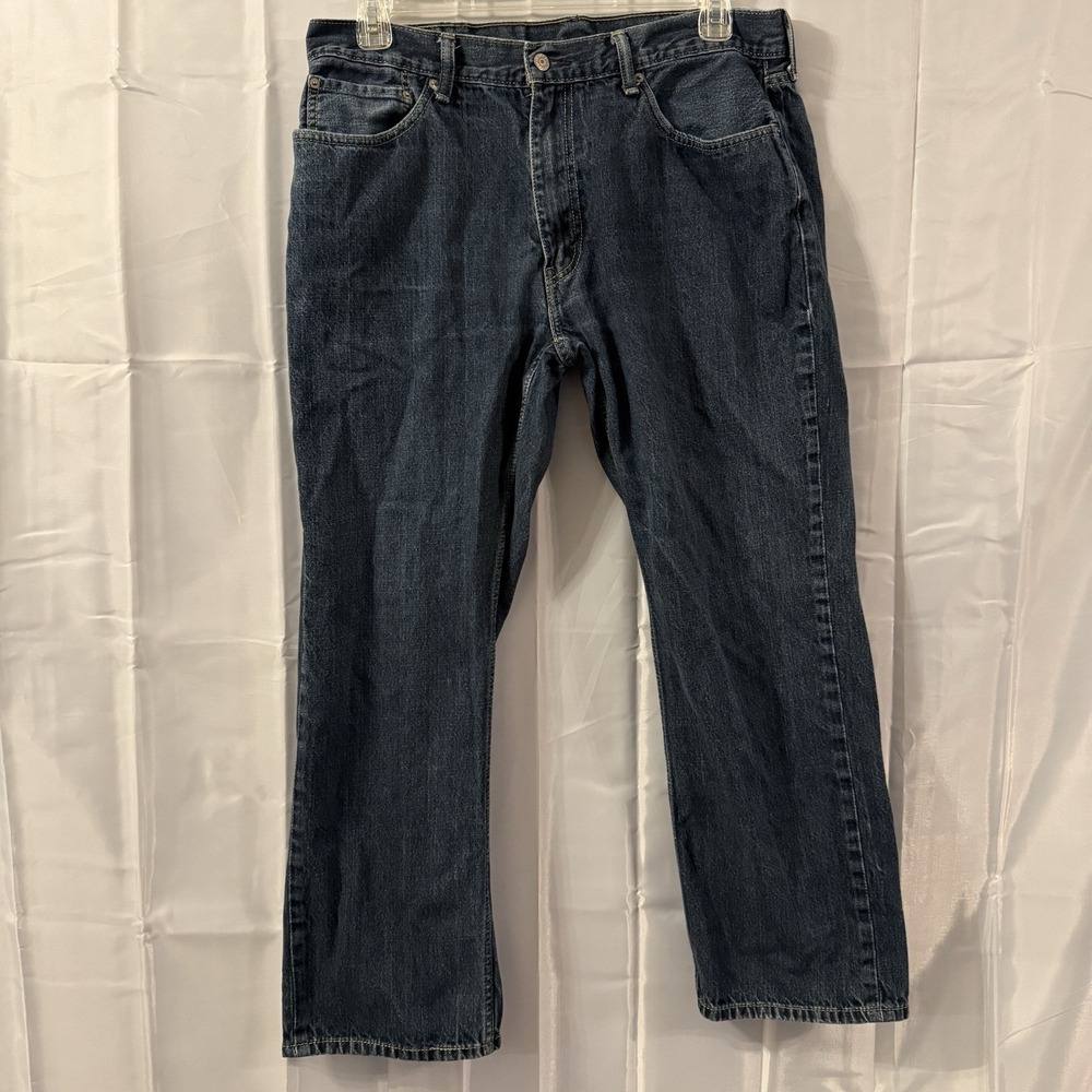 Levi's 559 Straight Leg Jeans Men's 38X32 (fit 36x29) Blue Denim Pockets